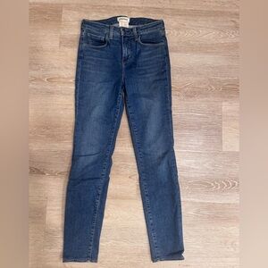 L’AGENCE Margot High Rise Ankle Skinny Jean in Light Vintage size 25